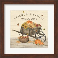 Framed 'Harvest Season XIV' border=