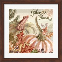 Framed 'October Symphony II' border=