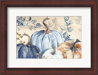 Framed Pumpkin Blues I