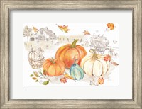 Framed Pumpkin Season I