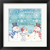 Snow Lace IV Framed Print