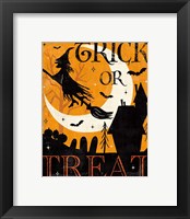 Framed 'Halloween is Calling II' border=