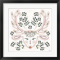 Framed 'Holiday Sparkle IX' border=