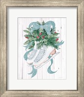 Framed Holiday Sports Ice Skates