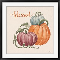 Framed Harvest Jewels IV Pumpkins Sq