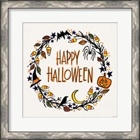 Framed Halloween Wreath II