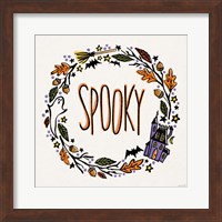 Framed Halloween Wreath I