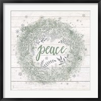 Framed Frosty Peace Sage Silver