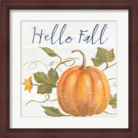 Framed Fall Splendor V Navy