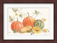 Framed Happy Harvest Pumpkins