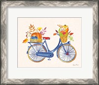 Framed Autumn Harvest I Navy