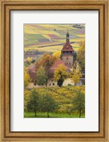 Framed Church And Vineyards, Germany