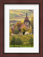 Framed Church And Vineyards, Germany