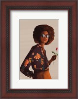 Framed Flower Power I