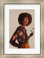 Framed Flower Power I