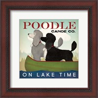 Framed Double Poodle Canoe