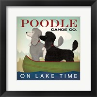 Framed Double Poodle Canoe