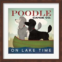 Framed Double Poodle Canoe