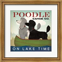 Framed Double Poodle Canoe