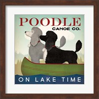 Framed Double Poodle Canoe