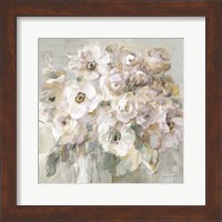 Framed Blushing Bouquet Neutral