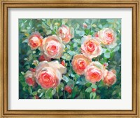 Framed English Roses