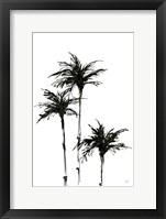 Framed Dark Palms II