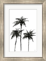 Framed Dark Palms I