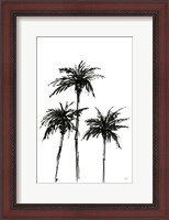 Framed Dark Palms I