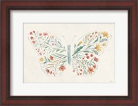 Framed Wildflower Vibes Butterfly