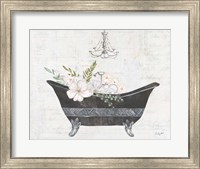 Framed Floral Bath II