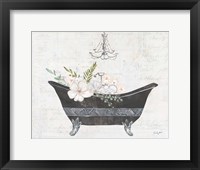 Framed Floral Bath II