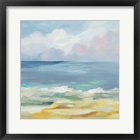 Framed 'Del Mar Sky II' border=