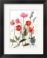 Framed Floral with Wild Roses No. 2