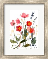 Framed Floral with Wild Roses No. 2