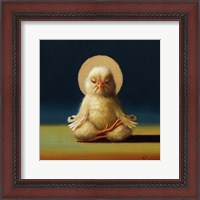 Framed Yoga Chick Half Lotus