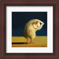 Framed Yoga Chick Half Moon