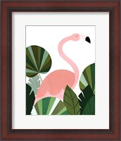 Framed Florence The Flamingo