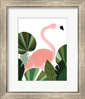 Framed Florence The Flamingo