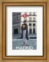 Framed Girl in Madrid