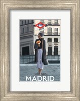 Framed Girl in Madrid