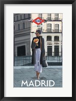 Framed Girl in Madrid