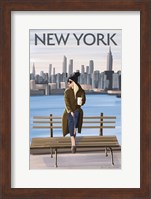 Framed Girl in New York II