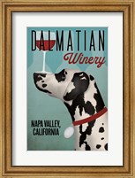 Framed Dalmation Winery