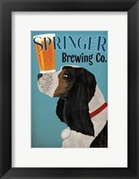 Framed Springer Brewing Co