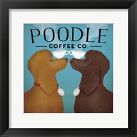 Framed Double Poodle Coffee