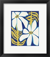 Framed 'Flower Power I' border=