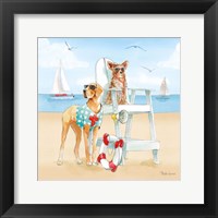 Summer Fun at the Beach IV Framed Print