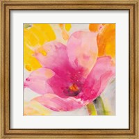 Framed Bright Tulips IV