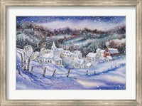 Framed Winter Village